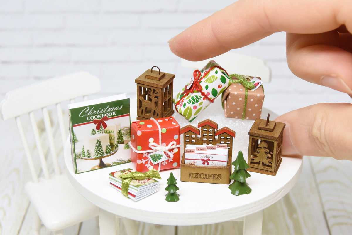 Christmas miniatures SET (1:12 scale)