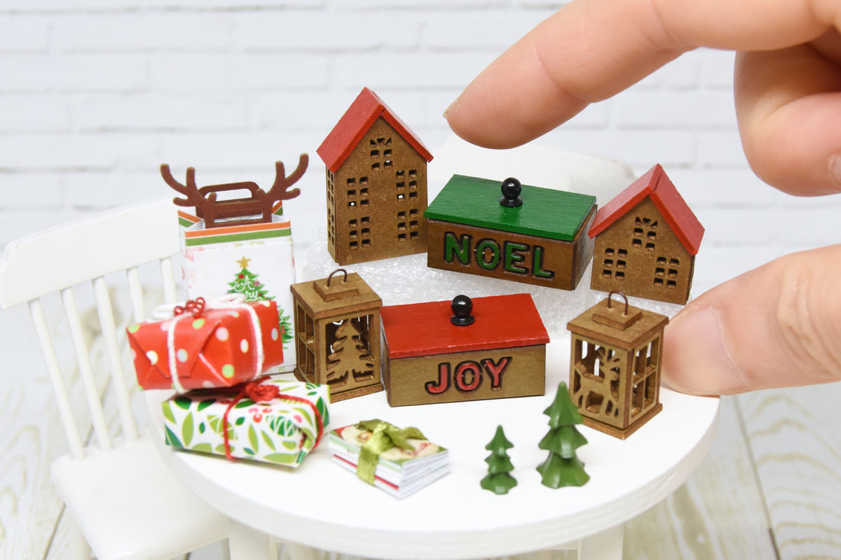 Christmas miniatures SET (1:12 scale)