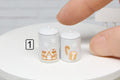 Container Set - 2pcs- with removable lids (1:12 scale) Christmas
