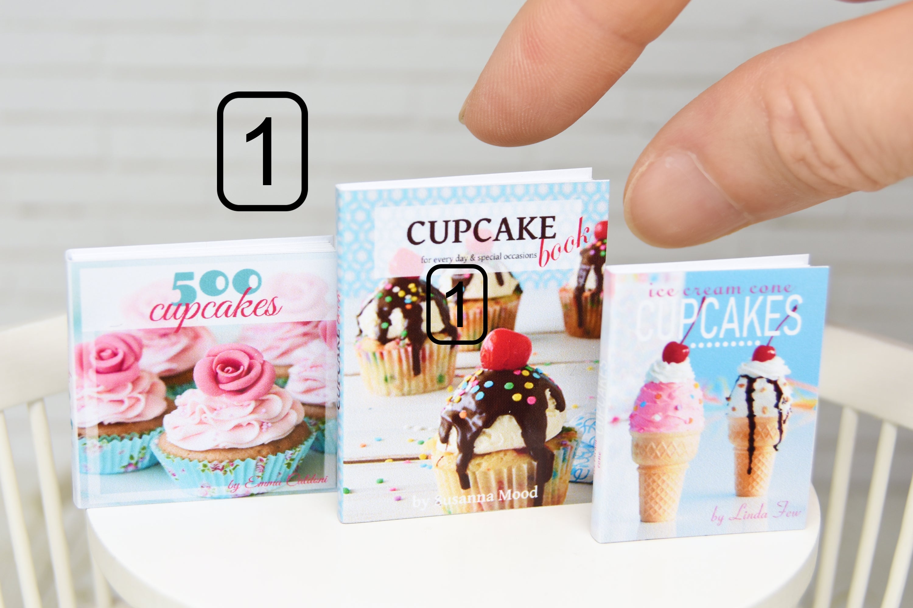 Books Set - 3pcs (1:6 scale) various types