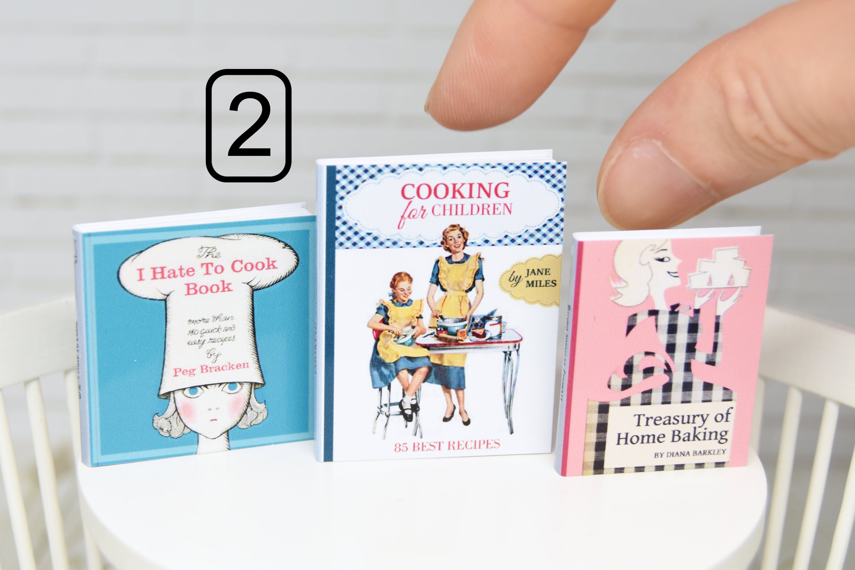 Books Set - 3pcs (1:6 scale) various types