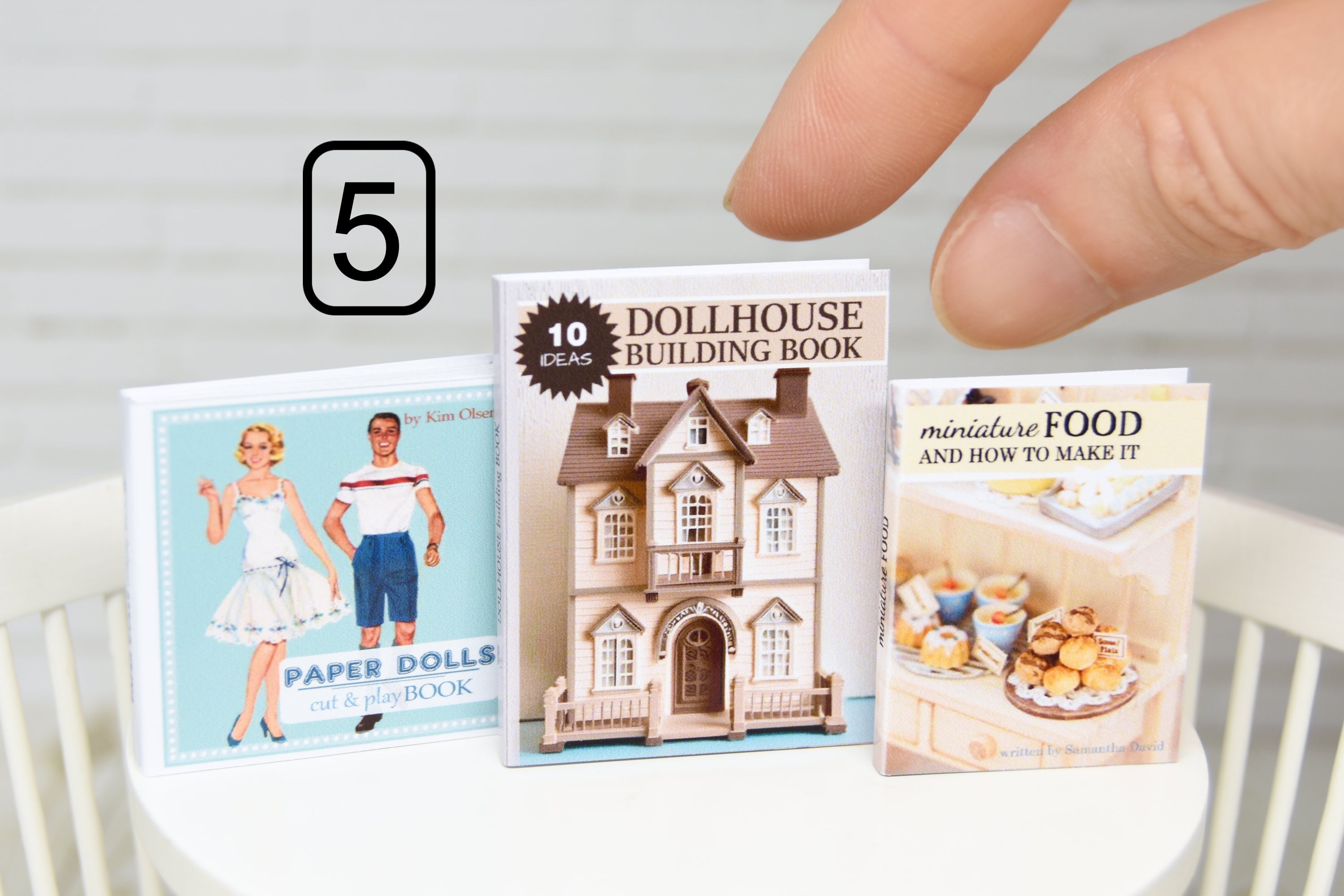 Books Set - 3pcs (1:6 scale) various types